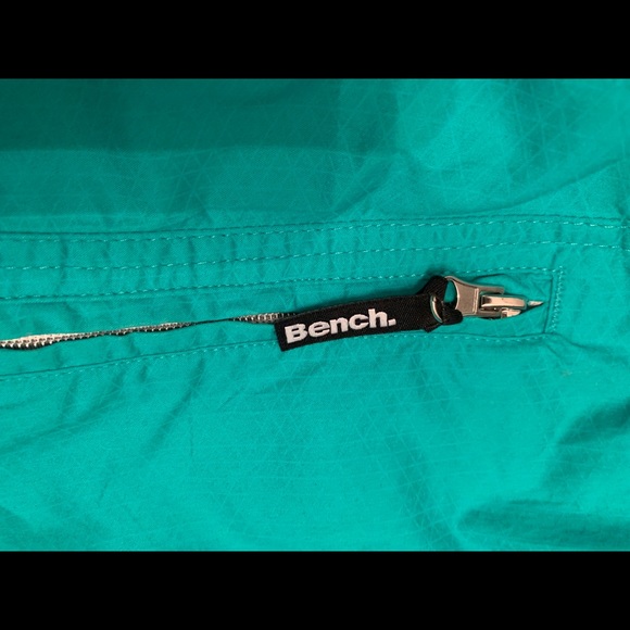 NEW *NWOT* ‘BENCH’ Windbreaker Jacket - Turqoise - Picture 3 of 8